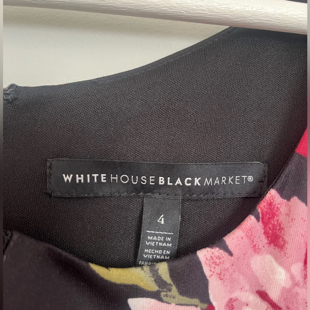 White House Black Market Floral Dress Size 4